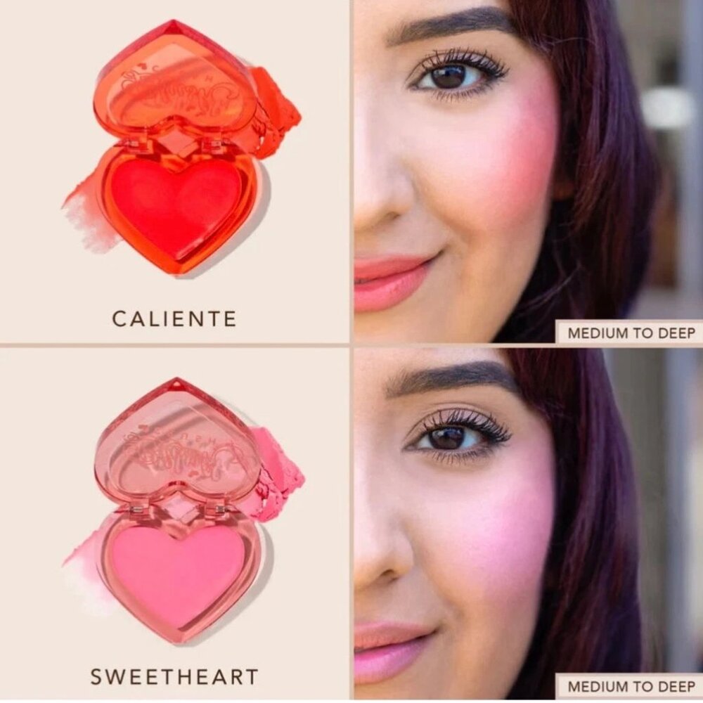 ๐ Italia Deluxe Blush Crush Lip & Cheek Balm Duo Gift Set ๐น Heart Shaped - Picture 5 of 5
